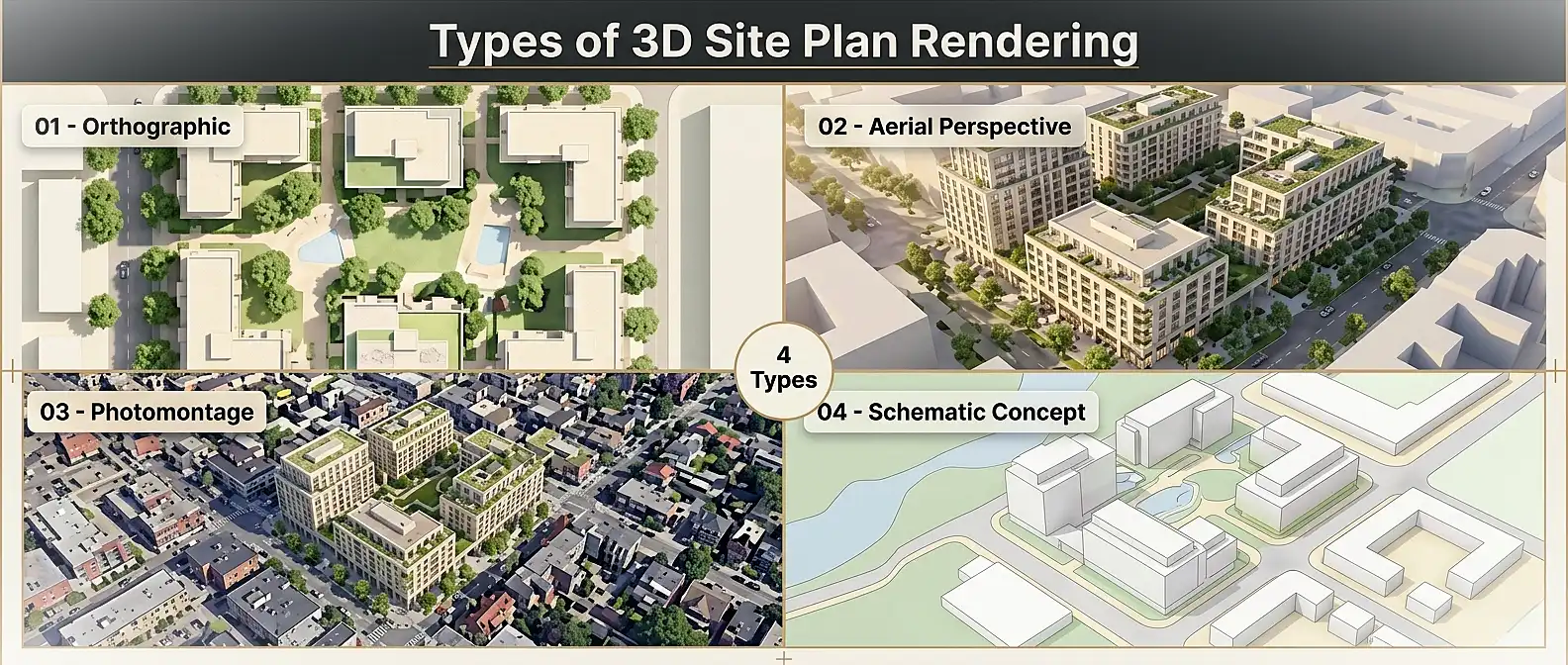 types-of-3d-site-plan-rendering-comparison-grid